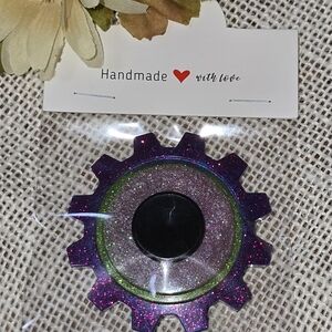 Sparkling Gear-Shaped Fidget Spinner